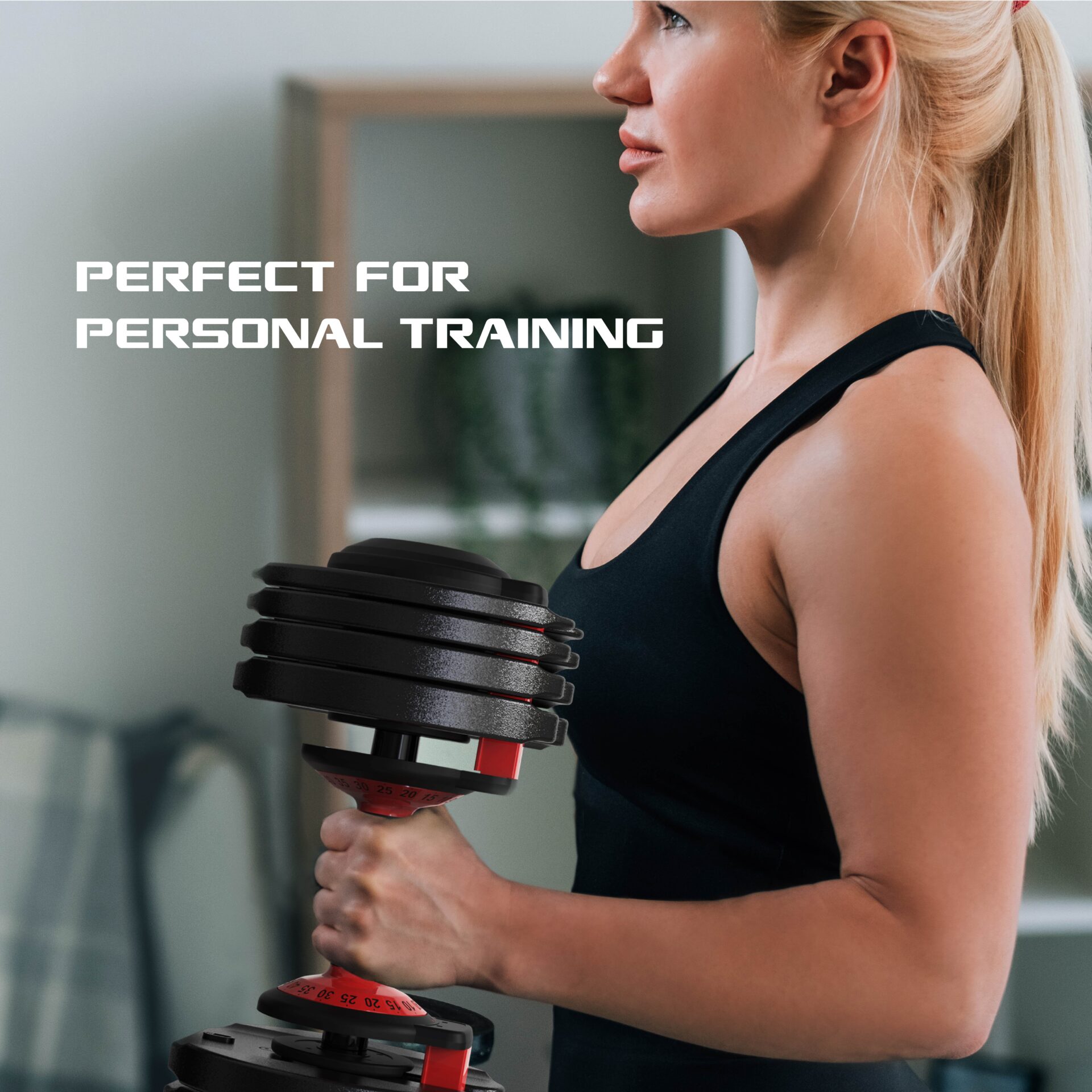 FitRx SmartBell XL 10-90 lbs 8 FitRx SmartBell Dumbbell