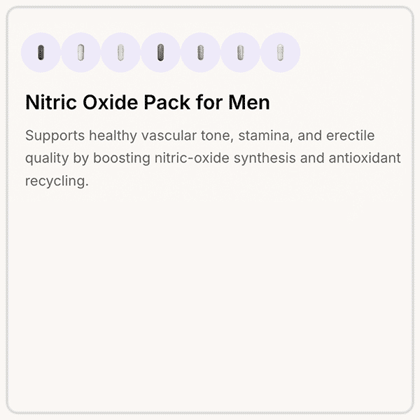 Nitric Oxide Pack for Men