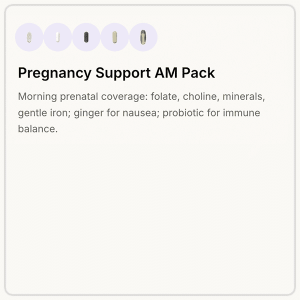 Pregnancy Support AM Pack