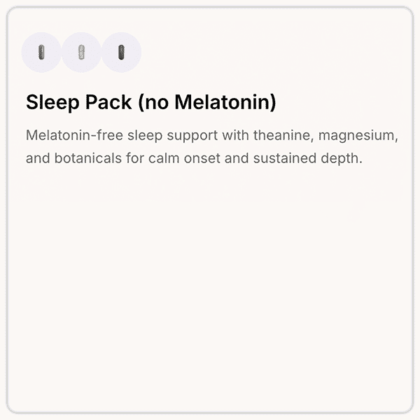 Sleep Pack (no Melatonin)