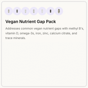 Vegan Nutrient Gap Pack
